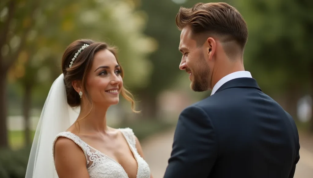 coiffure mariage sur cheveux au carre featured Image illustrant : Coiffure mariage cheveux carré : 15 styles sublimes
