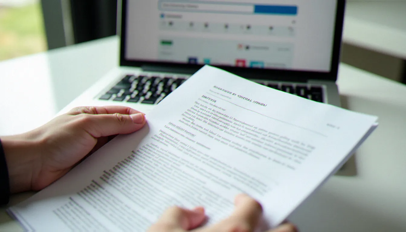 Évaluation des critères d'autorité d'un article académique avec bibliographie et sources vérifiables, méthode d'analyse documentaire