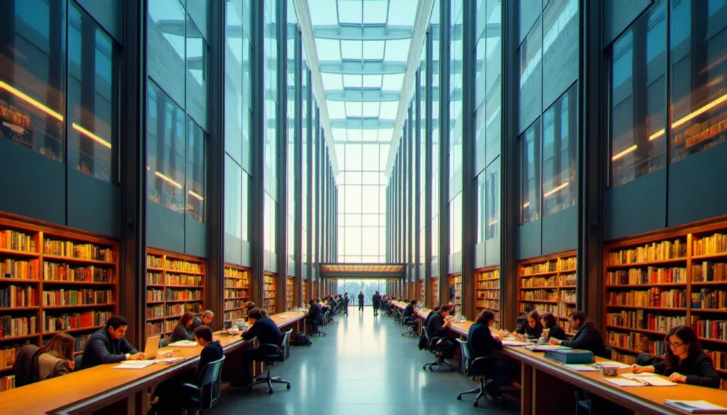 bibliotheque nationale de france featured Grande salle de lecture du site François-Mitterrand de la bibliothèque nationale de France, avec ses quatre tours de verre sous la lumière de fin d'après-midi