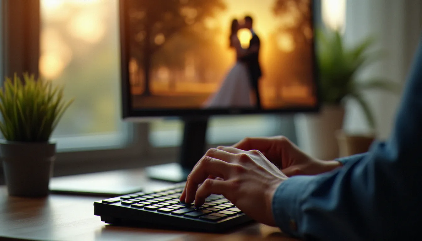 Rédaction d'un prompt photo avec ChatGPT pour générer une image de mariage avec l'intelligence artificielle
