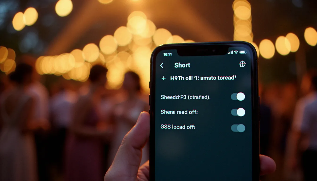 Écran de paramètres d'un smartphone avec la géolocalisation de l'appareil photo désactivée, illustrant la protection des métadonnées EXIF